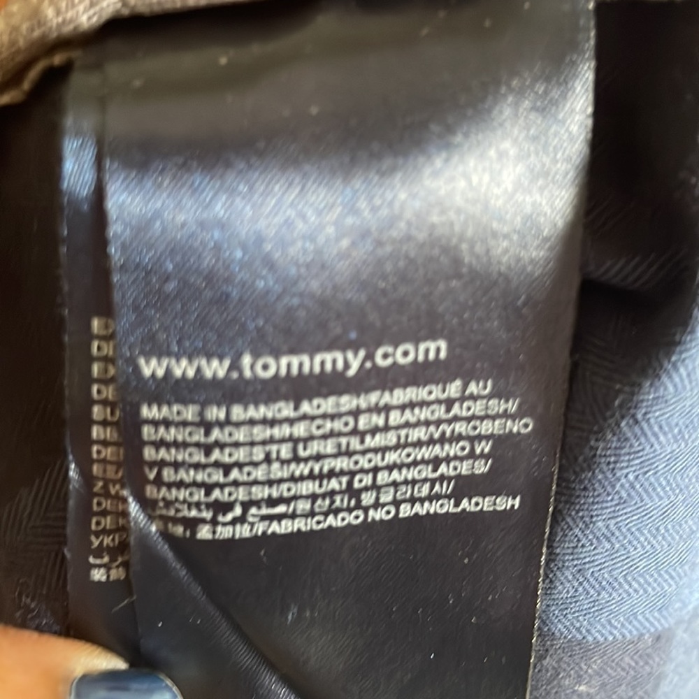 Tommy Hilfiger blue check casual shirt - Picture 9 of 15